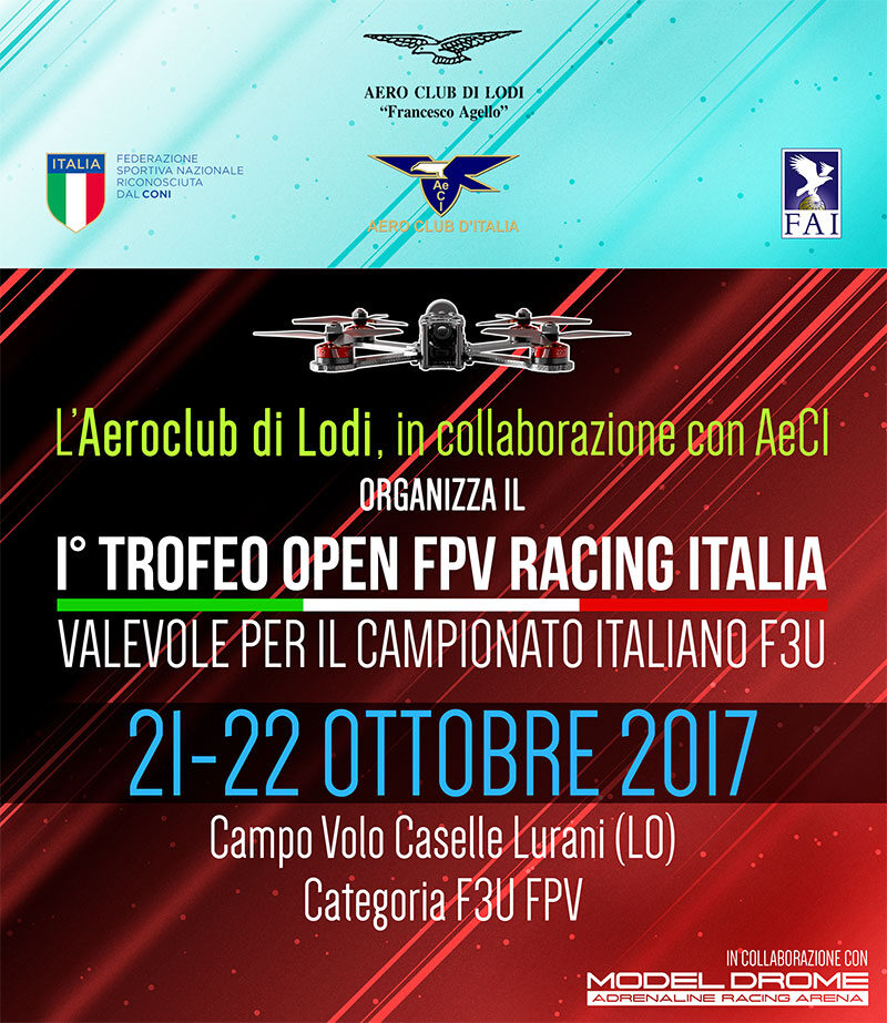I° Trofeo Open FPV Racing Italia FAI - Campionato Italiano F3U 2017 related photo 1